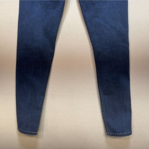 Aero Womens High Rise Skinny Jeans Size 4 Blue Denim Distressed Jeggings Casual - Picture 11 of 11